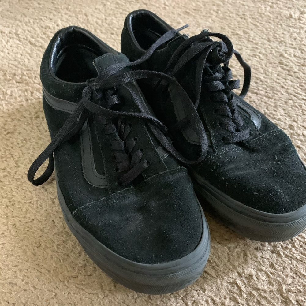 black old school vans